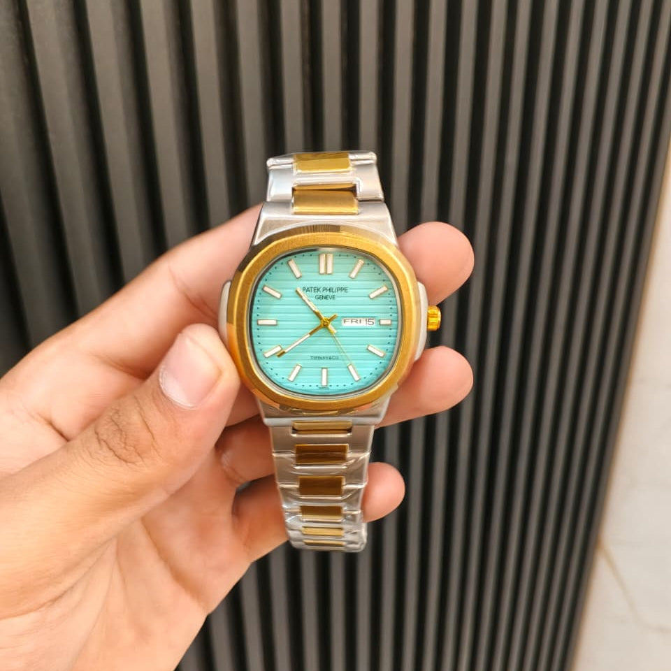 Patek Philippe Nautilus Two-Tone Watch – Tiffany Blue Dial