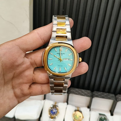 Patek Philippe Nautilus Two-Tone Watch – Tiffany Blue Dial