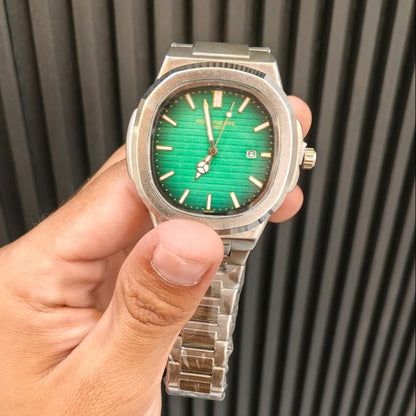 Patek Philippe Nautilus Stainless Steel Watch – Olive Green Dial