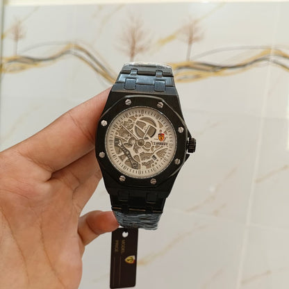 Timekey Luxury Royal Oak Inspired Skeleton Watch