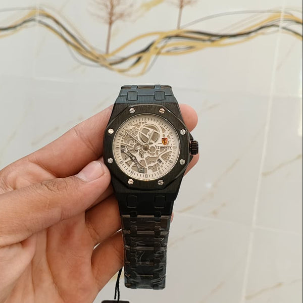 Timekey Luxury Royal Oak Inspired Skeleton Watch