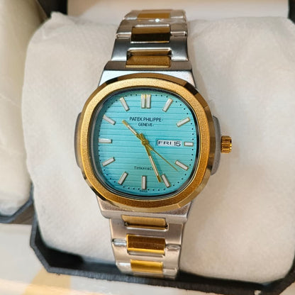 Patek Philippe Nautilus Two-Tone Watch – Tiffany Blue Dial