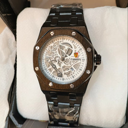 Timekey Luxury Royal Oak Inspired Skeleton Watch