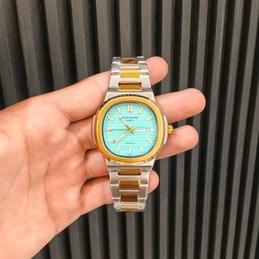 Patek Philippe Nautilus Two-Tone Watch – Tiffany Blue Dial