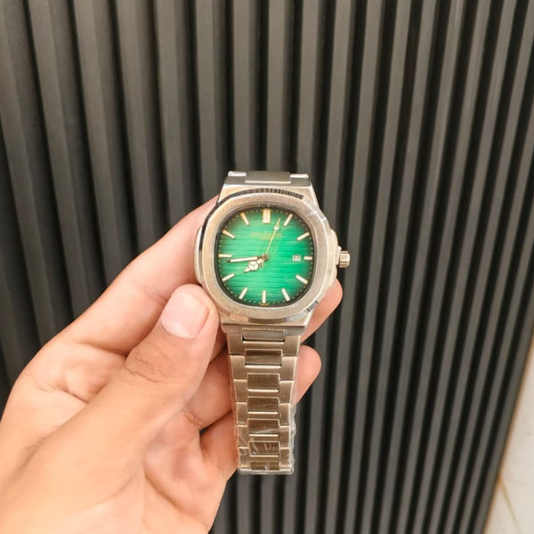 Patek Philippe Nautilus Stainless Steel Watch – Olive Green Dial