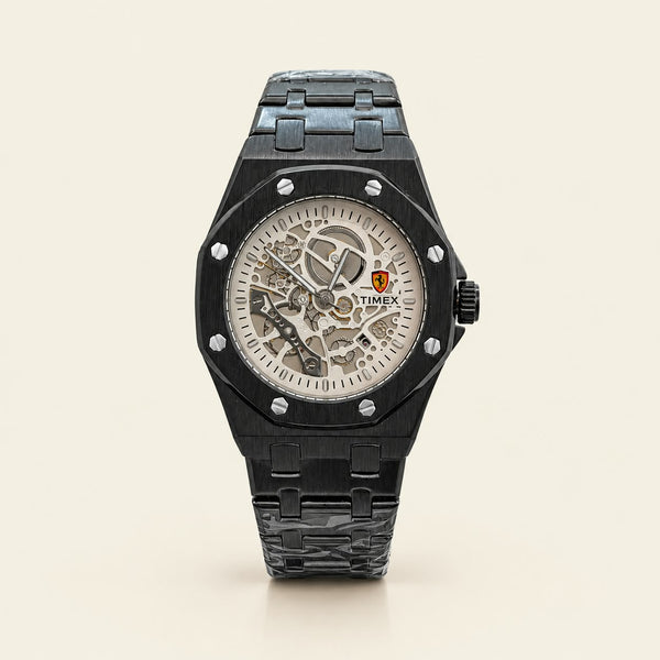 Timekey Luxury Royal Oak Inspired Skeleton Watch
